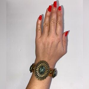 Leatherock Bohemian Turquoise Bracelet | Boho Chic Jewelry |